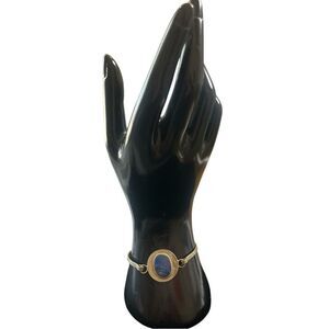 Artesian Made Bracelet w/Lapis Lazuli & a Chilean Coin!